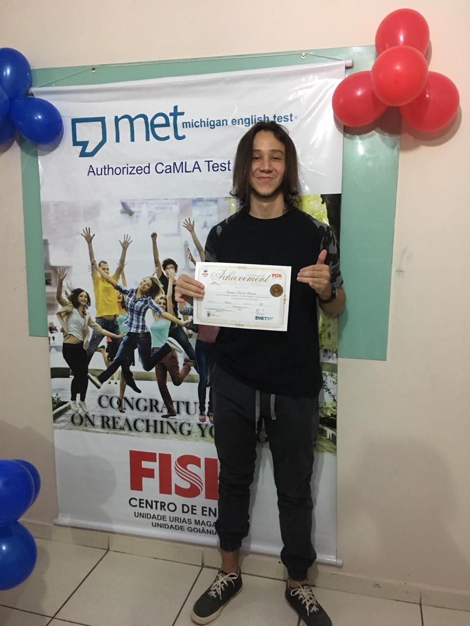 Fisk Goiânia/GO - Congratulations on reaching your goal!